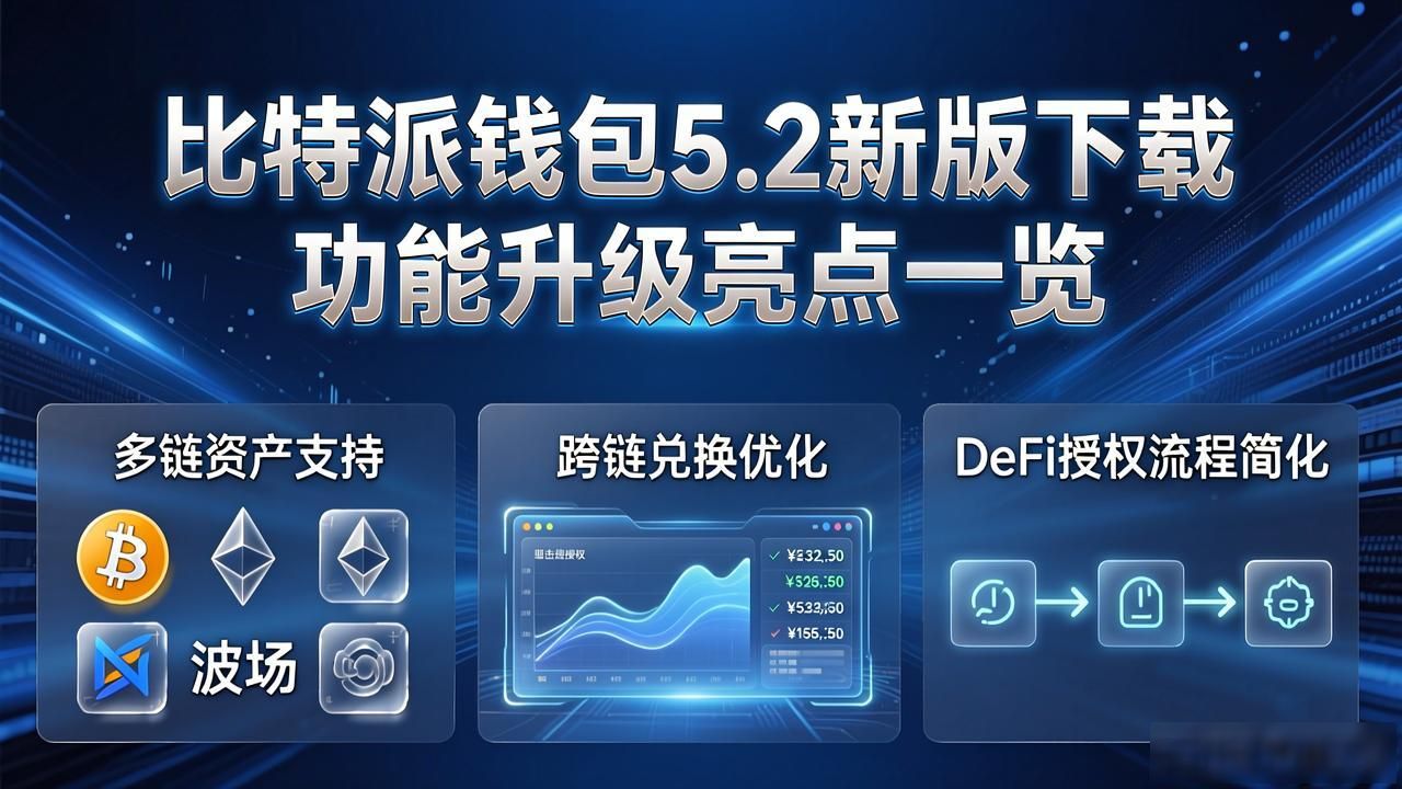 比特派钱包5.2新版下载 功能升级亮点一览
