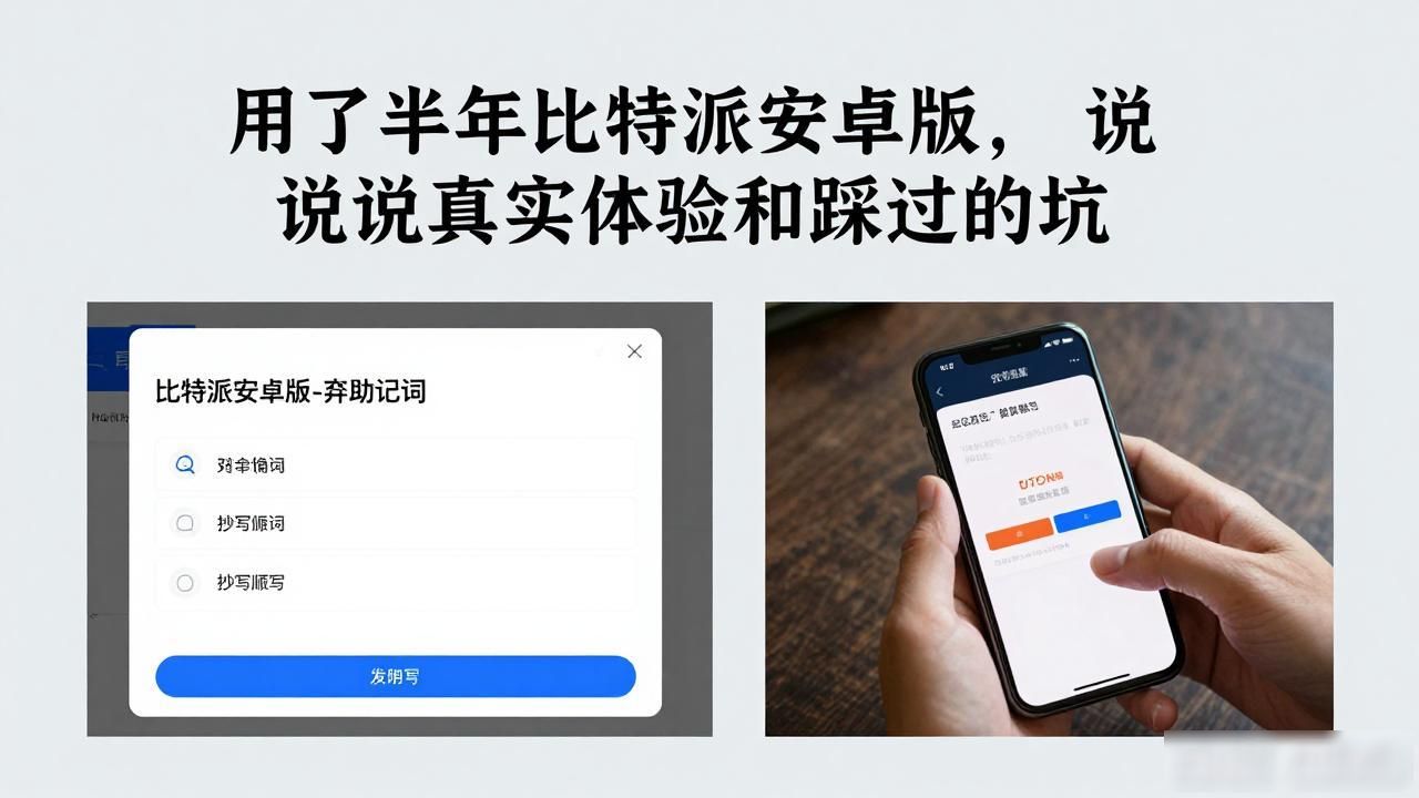 用了半年比特派安卓版，说说真实体验和踩过的坑