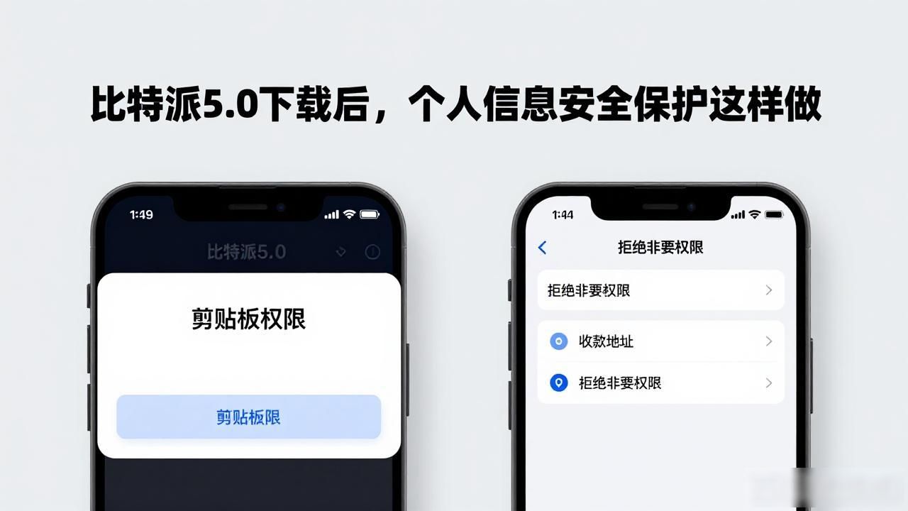 比特派5.0下载后，个人信息安全保护这样做