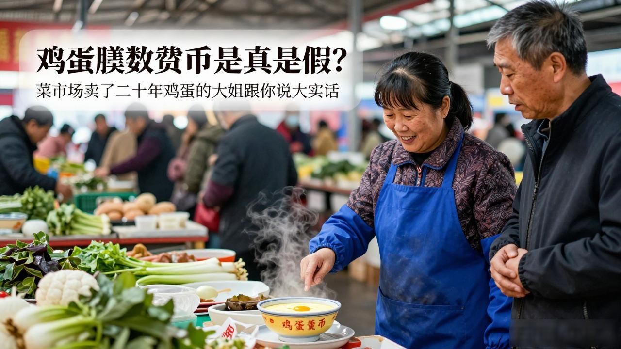 鸡蛋羹数字货币是真是假？菜市场卖了二十年鸡蛋的大姐跟你说大实话