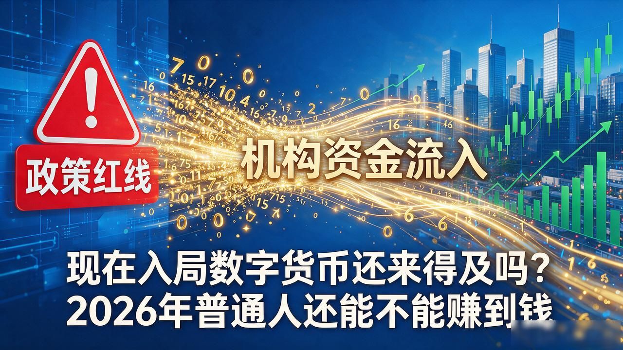 现在入局数字货币还来得及吗？2026年普通人还能不能赚到钱