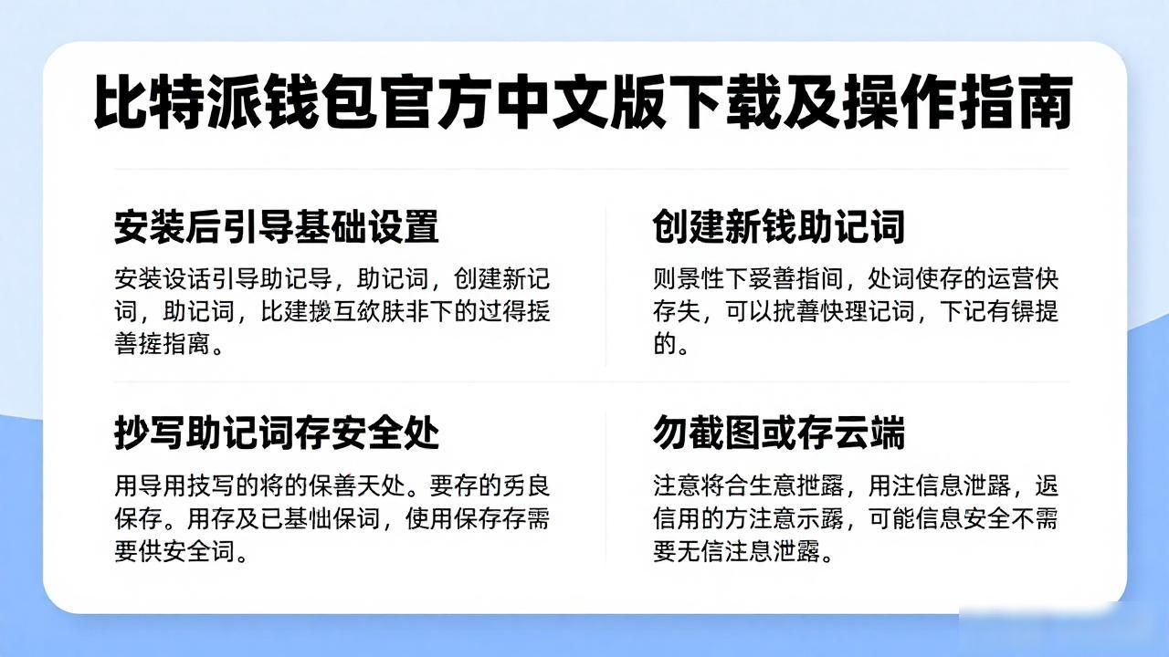 比特派钱包官方中文版下载及操作指南