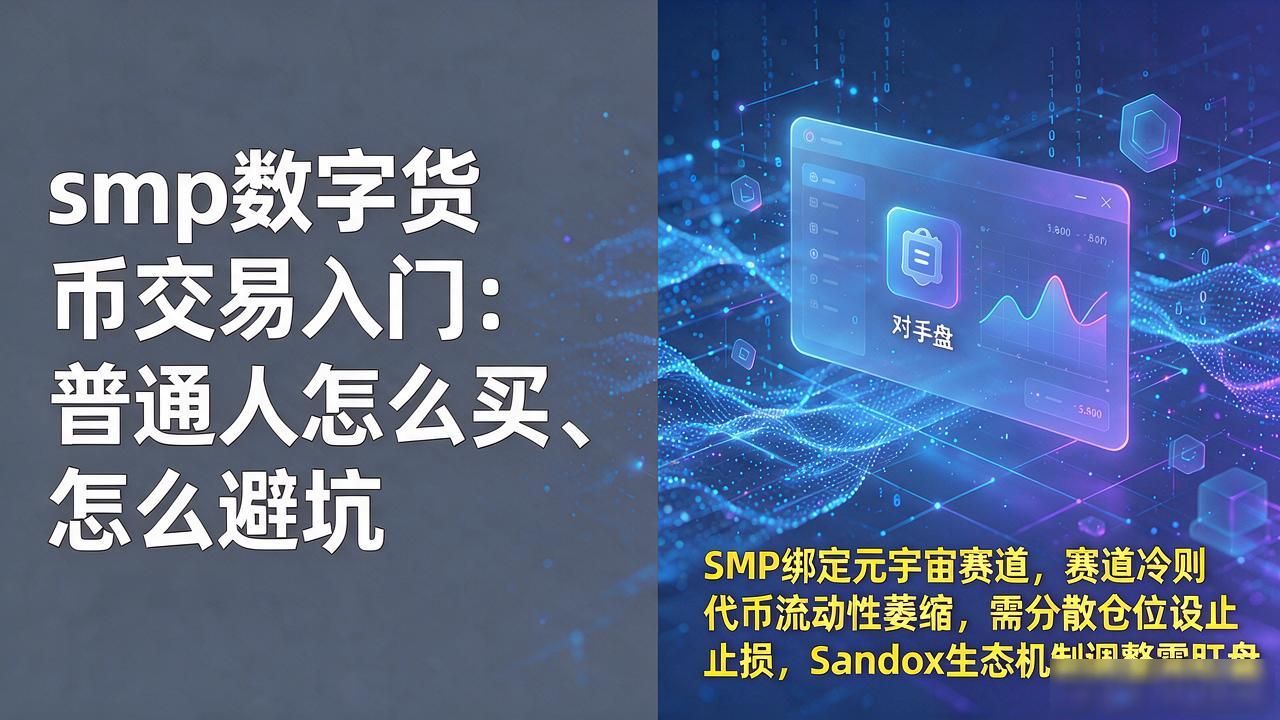 smp数字货币交易入门：普通人怎么买、怎么避坑