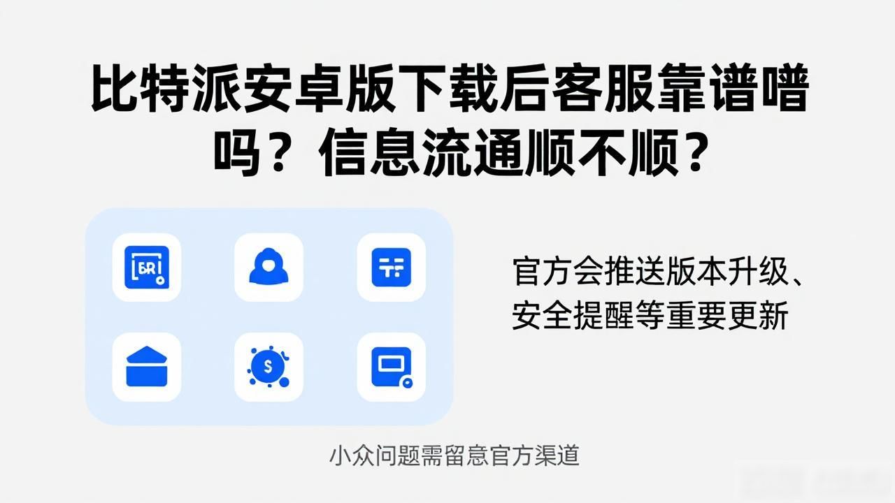 比特派安卓版下载后客服靠谱吗？信息流通顺不顺？