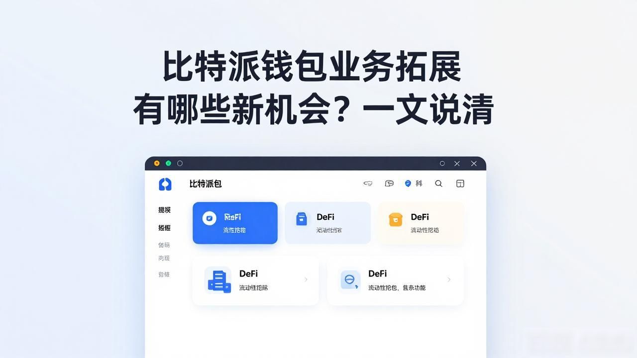 比特派钱包业务拓展有哪些新机会？一文说清