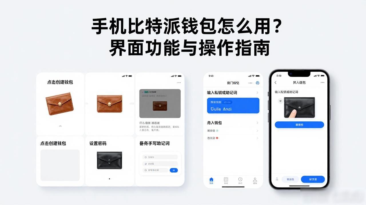 手机比特派钱包怎么用？界面功能与操作指南