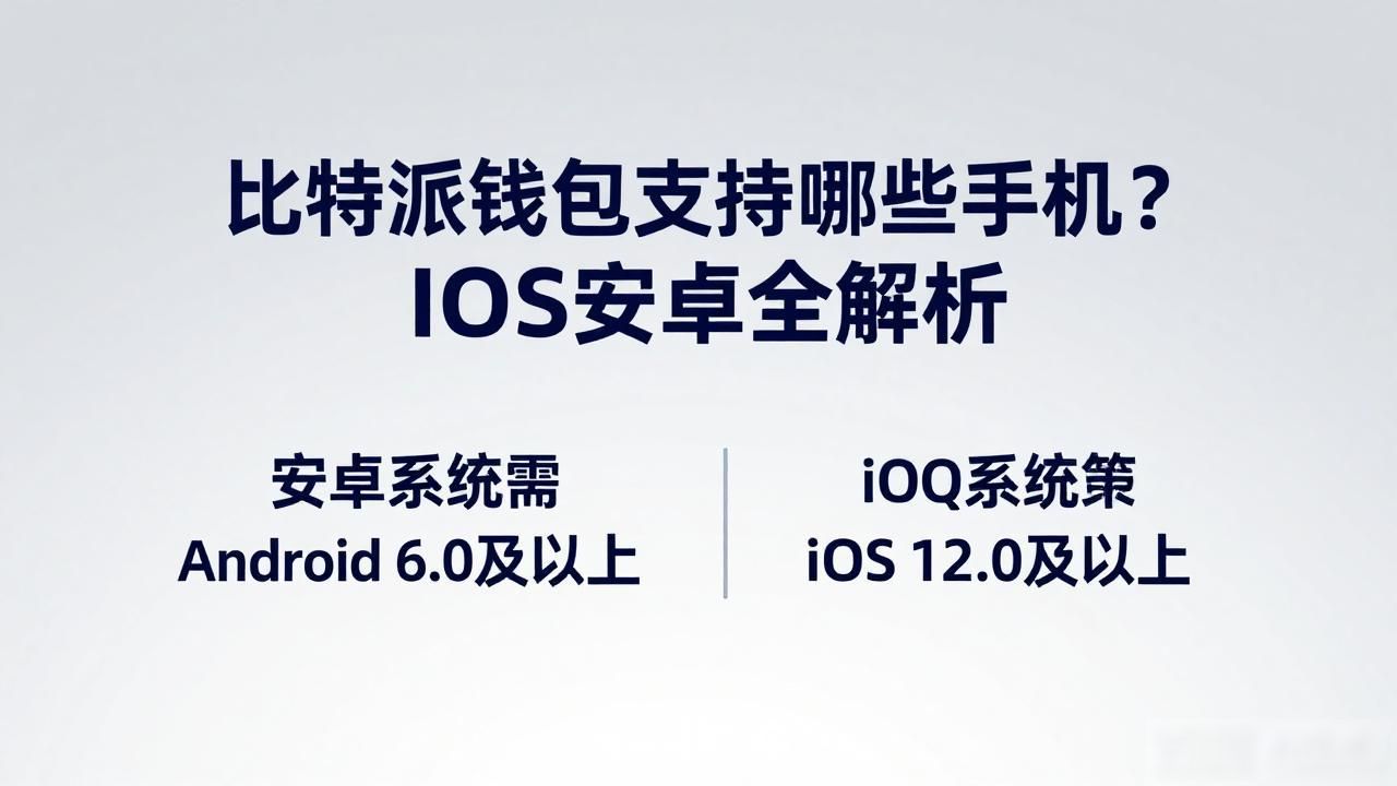 比特派钱包支持哪些手机？iOS安卓全解析