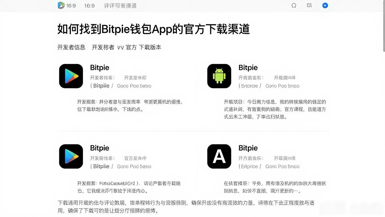 如何找到Bitpie钱包App的官方下载渠道