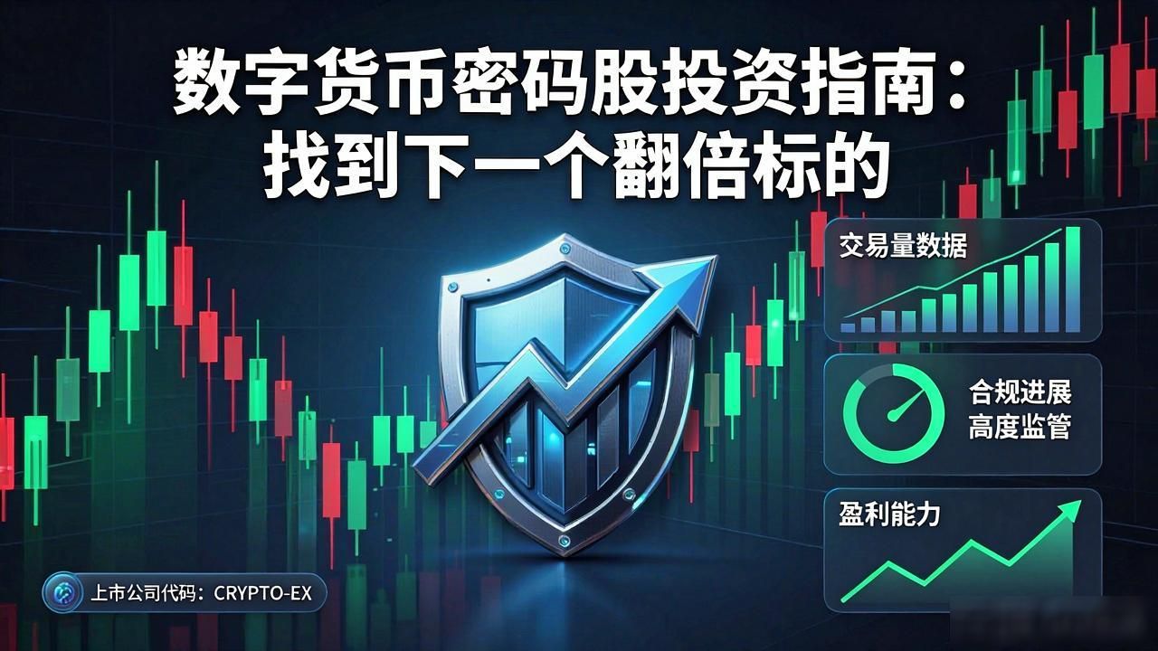 数字货币密码股投资指南：找到下一个翻倍标的