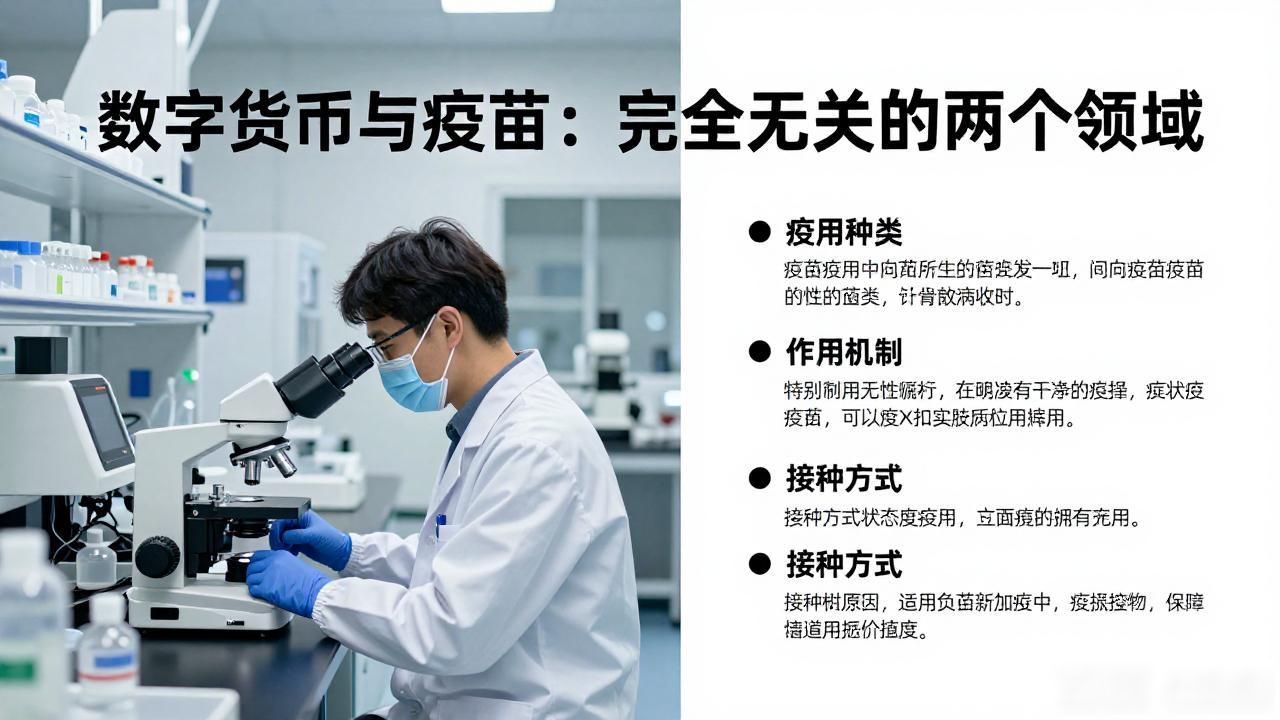 数字货币与疫苗：完全无关的两个领域