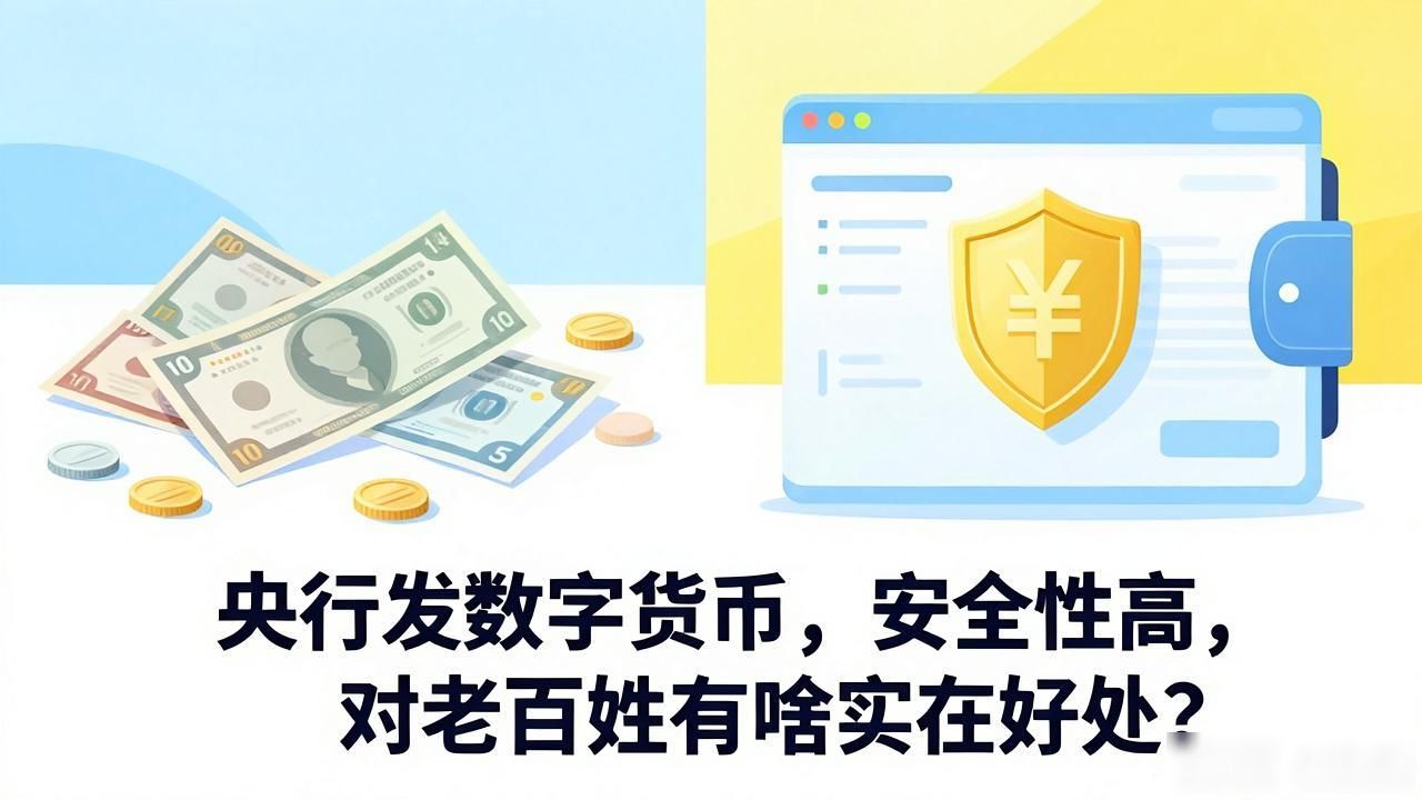 央行发数字货币，安全性高，对老百姓有啥实在好处？