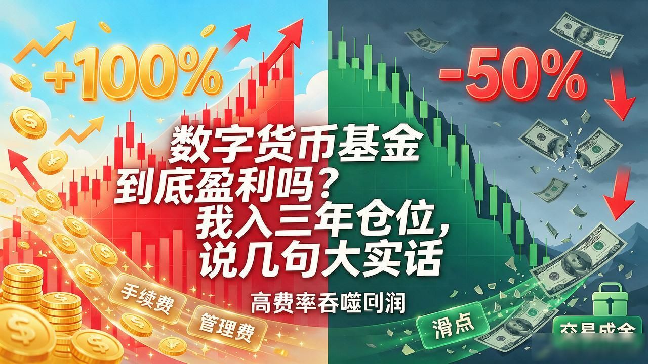 数字货币基金到底盈利吗？我入三年仓位，说几句大实话