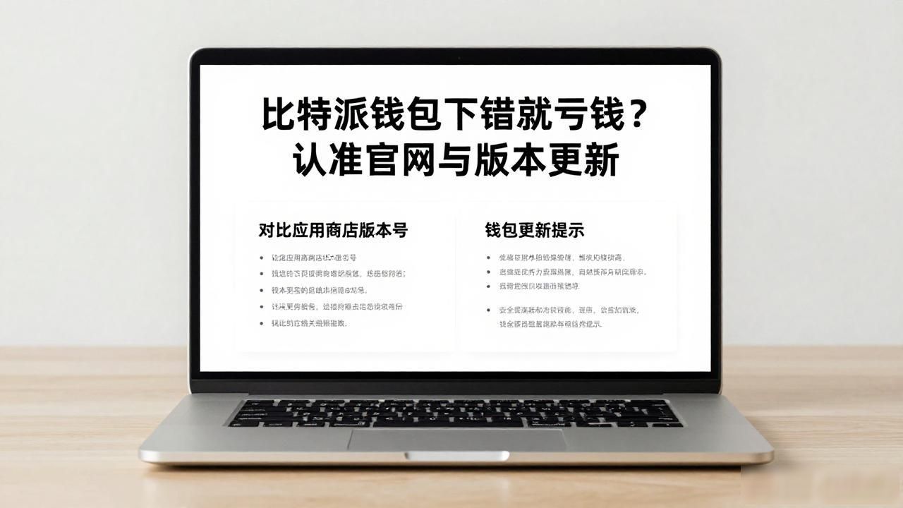 比特派钱包下错就亏钱？认准官网与版本更新