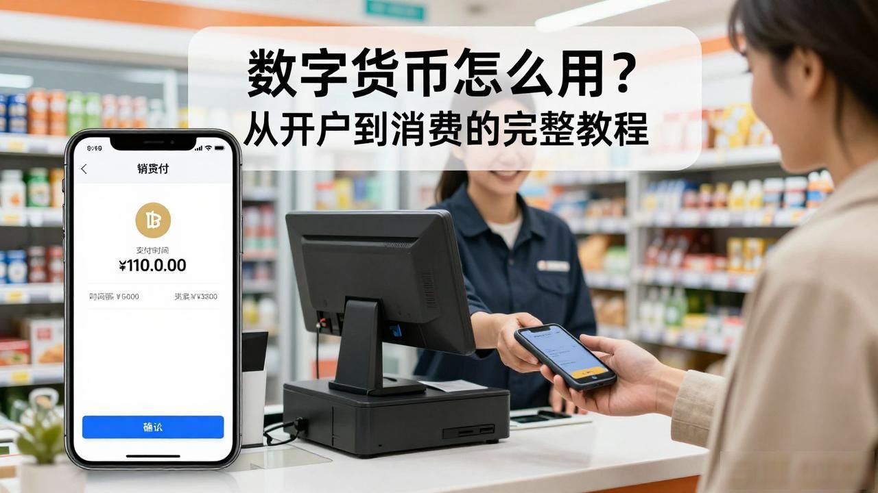 数字货币怎么用？从开户到消费的完整教程