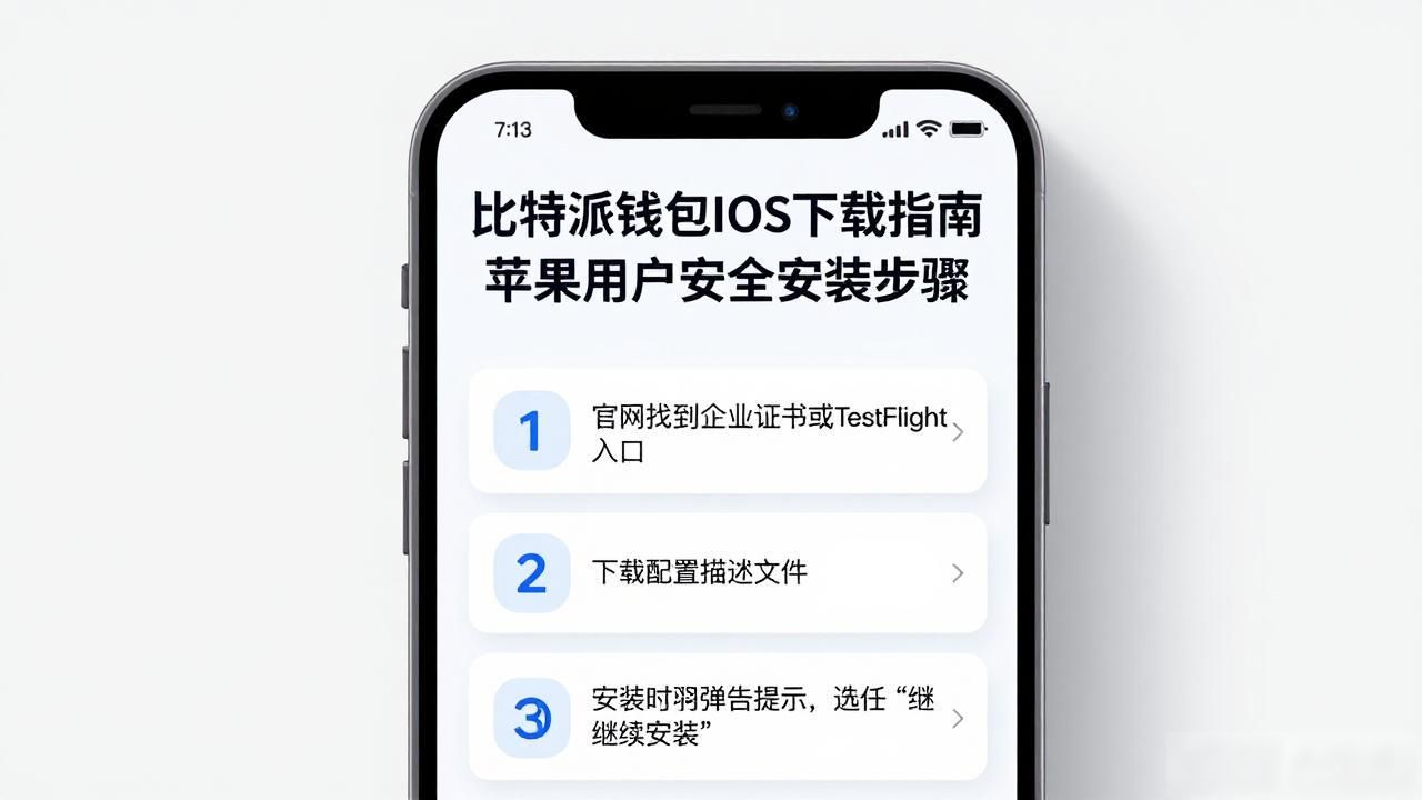 比特派钱包iOS下载指南：苹果用户安全安装步骤