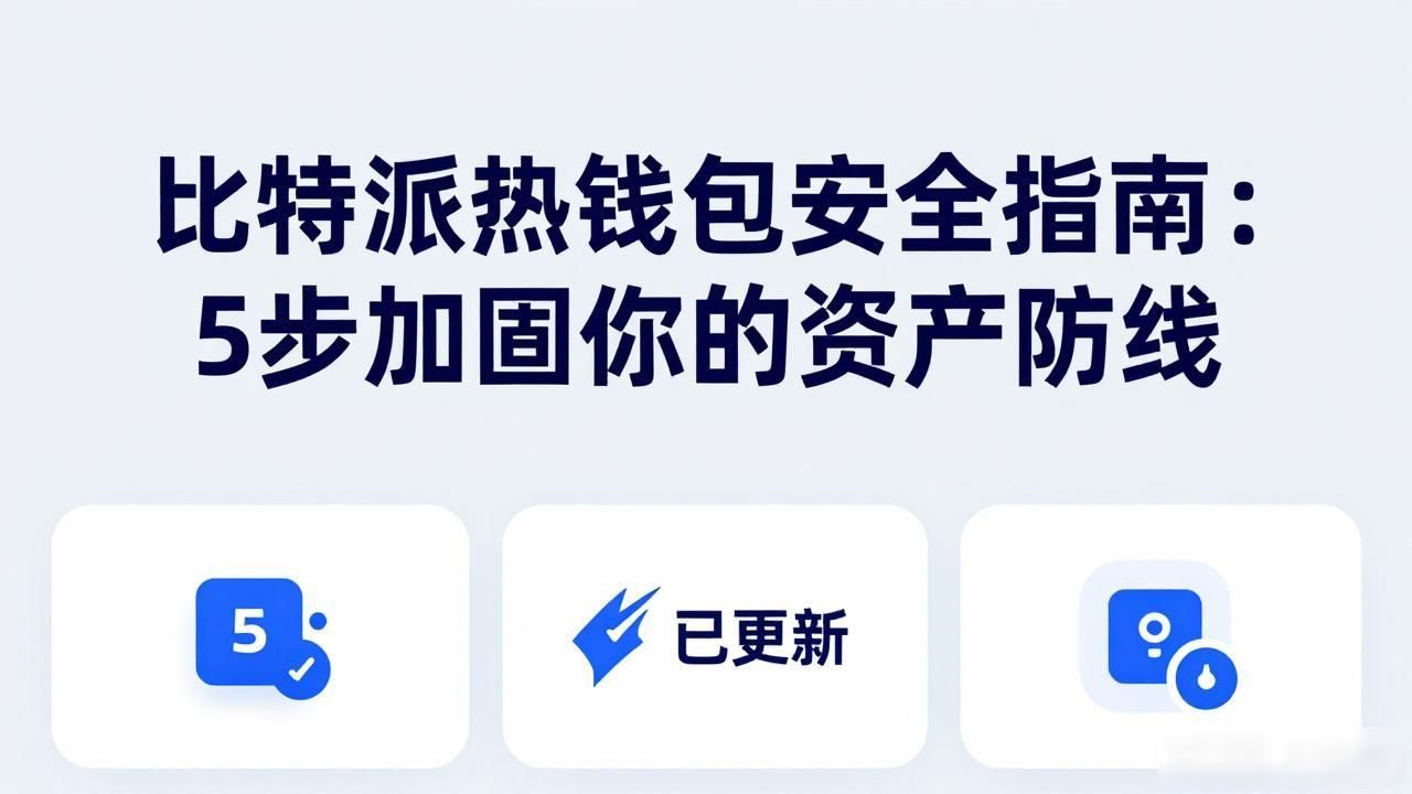 比特派热钱包安全指南：5步加固你的资产防线