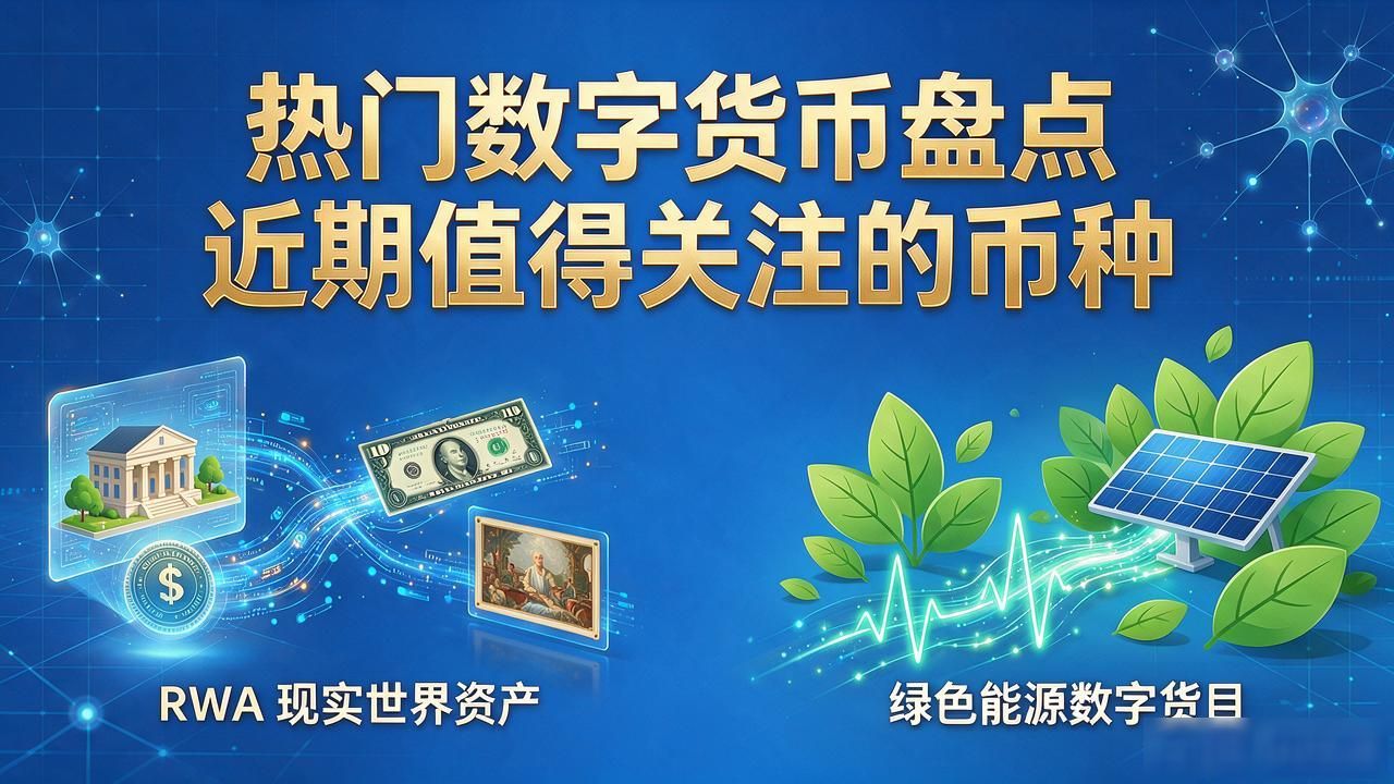 热门数字货币盘点 近期值得关注的币种