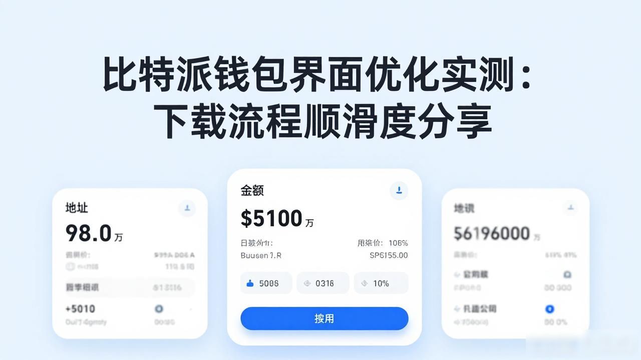 比特派钱包界面优化实测：下载流程顺滑度分享