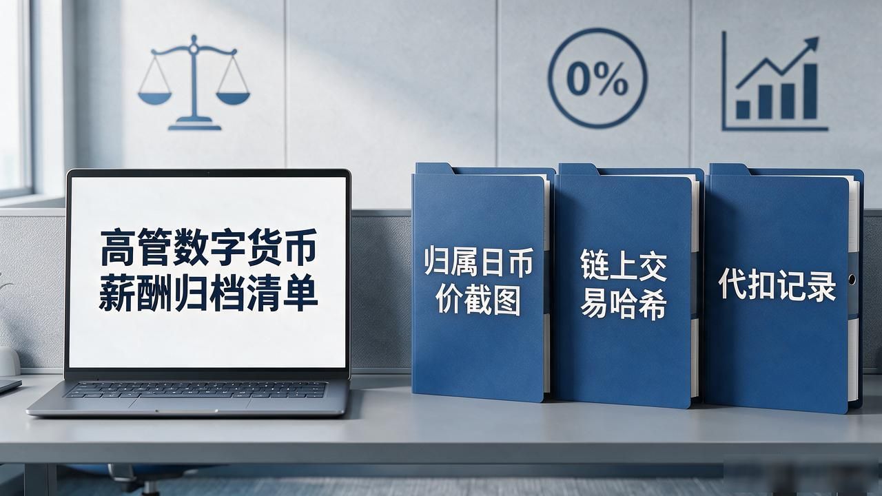 高管数字货币薪酬怎么定、怎么报税、怎么控风险，实操要点全在这