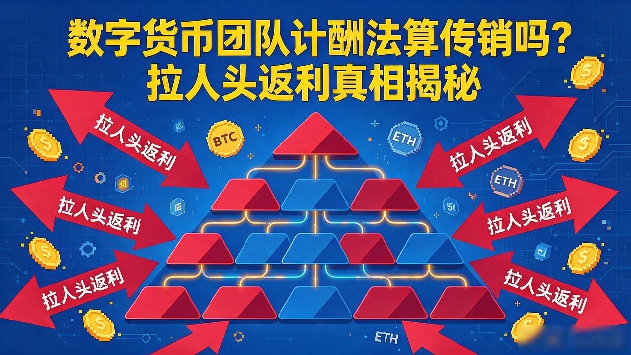 数字货币团队计酬法算传销吗？拉人头返利真相揭秘