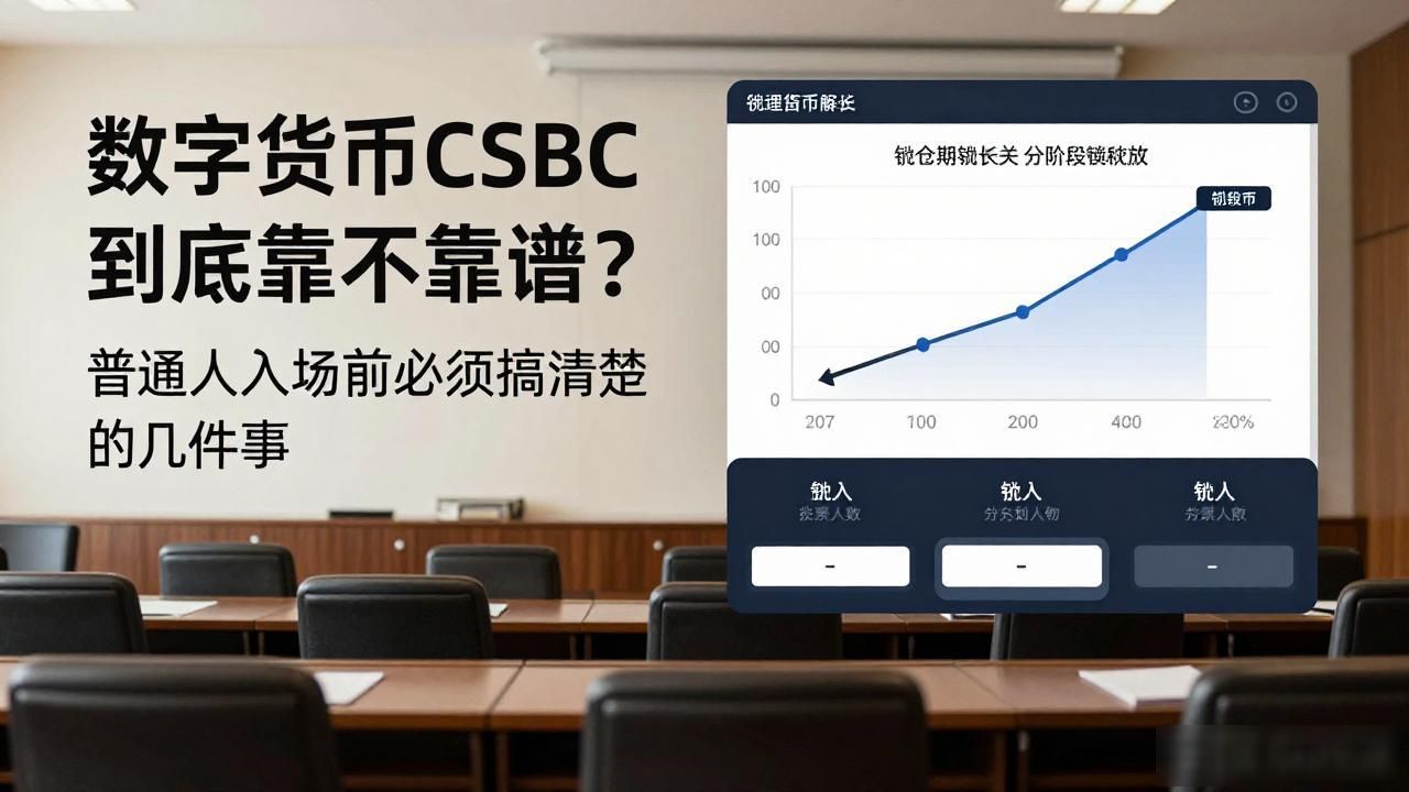 数字货币CSBC到底靠不靠谱？普通人入场前必须搞清楚的几件事
