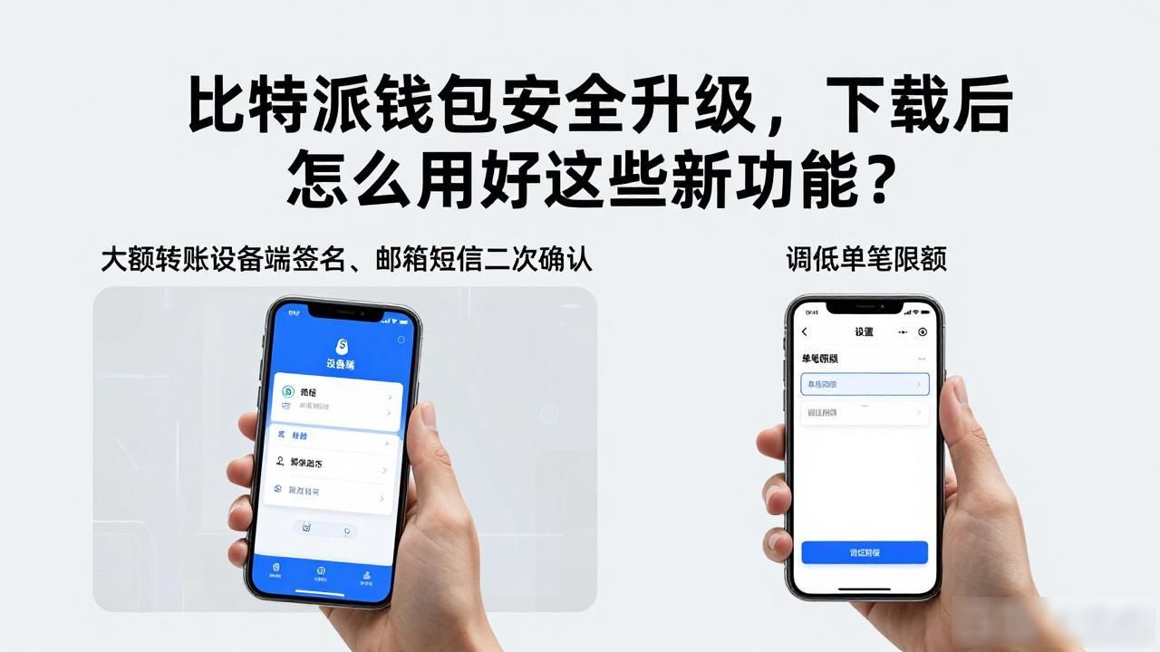 比特派钱包安全升级，下载后怎么用好这些新功能？