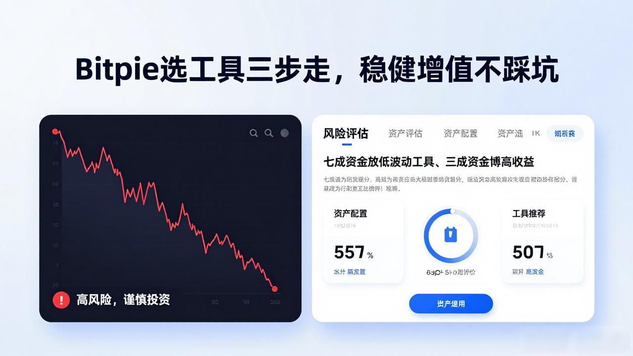 Bitpie选工具三步走，稳健增值不踩坑